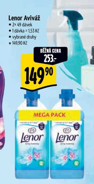 Lenor Aviváž   2× 49 dávek  