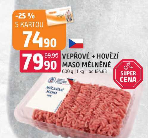 Mleté maso vepřové 600g