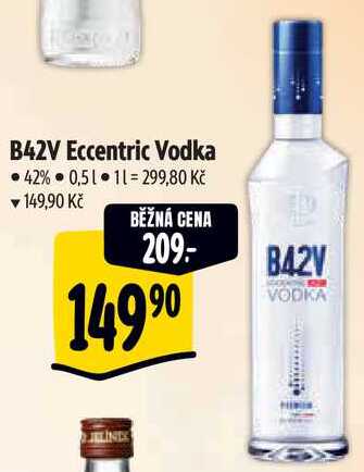 B42V Eccentric Vodka, 0,5 l