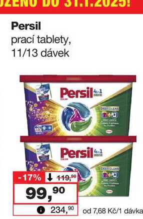 Persil prací tablety, 11/13 dávek 