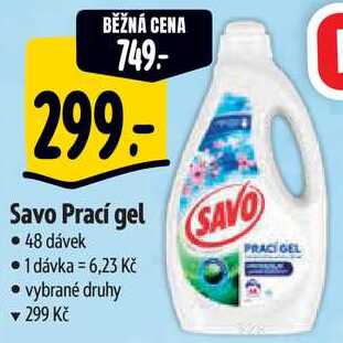 Savo Prací gel, 48 dávek 