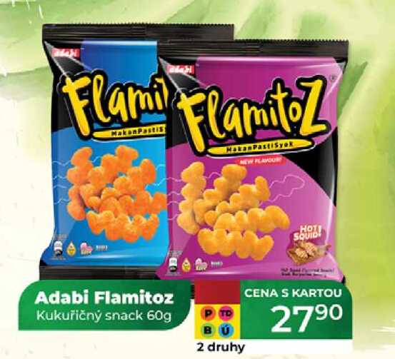 Adabi Flamitoz Kukuřičný snack 60g 