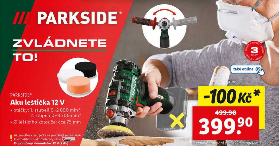 Aku leštička 12 V