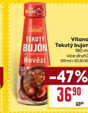 Vitana Tekutý bujon 180 ml