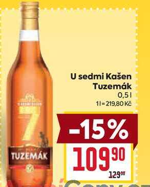 U sedmi Kašen Tuzemák 0,5l