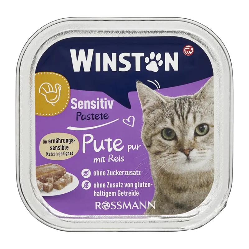 Winston Vanička pro kočky Sensitive krůtí s rýží, 100 g