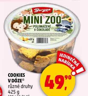 COOKIES V DÓZE různé druhy, 425 g 