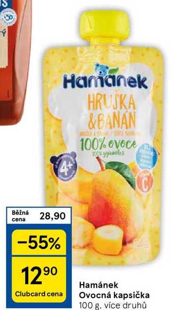 Hamánek Ovocná kapsička, 100 g, více druhů 