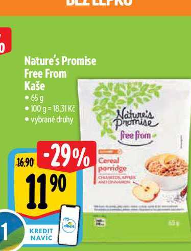 Nature's Promise Free From Kaše 65 g 