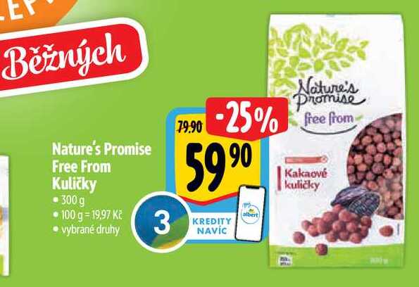  Nature's Promise Free From Kuličky 300 g   