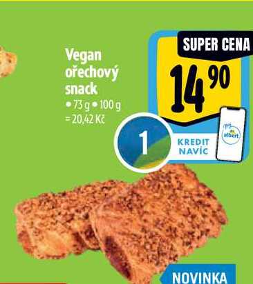 Vegan ořechový snack   73 g 