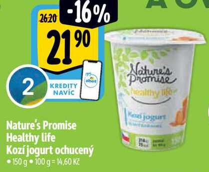 Nature's Promise Healthy life Kozí jogurt ochucený, 150 g