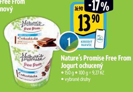 Nature's Promise Free From Jogurt ochucený, 150 g 