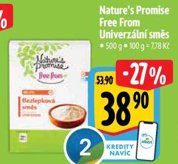 Nature's Promise Free From Univerzální směs, 500 g 