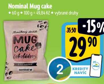 Nominal Mug cake, 60 g