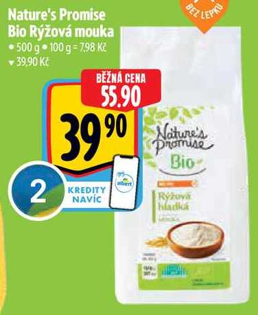 Nature's Promise Bio Rýžová mouka, 500 g 