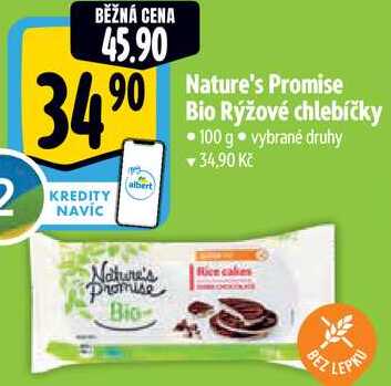 Nature's Promise Bio Rýžové chlebíčky, 100 g