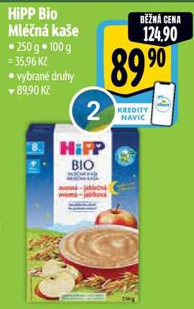 HiPP Bio Mléčná kaše, 250 g 