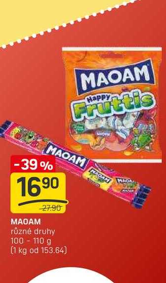 MAOAM různé druhy 100-110 g 