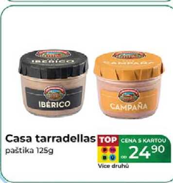 Casa tarradellas paštika 125g  