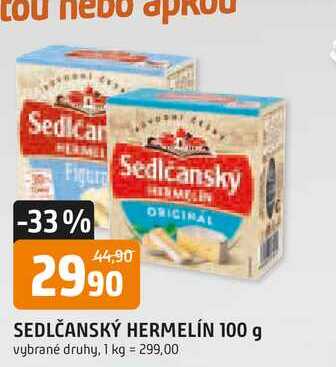 ORIGINAL SEDLČANSKÝ HERMELÍN 100 g 