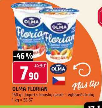 Olma Florian jogurt s ovocem 150g