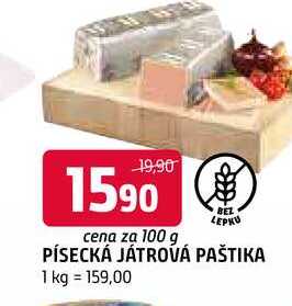 Písecká Játrová paštika 100g