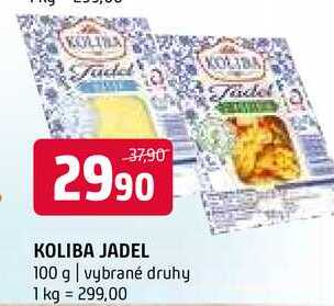 Koliba jadel 100 g vybrané druhy 