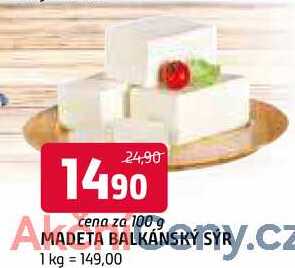 Madeta Balkánský sýr 100g, vybrané druhy