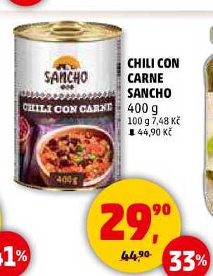 CHILI CON CARNE sancho, 400 g