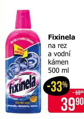 Fixinela na rez a vodní kámen 500 ml 