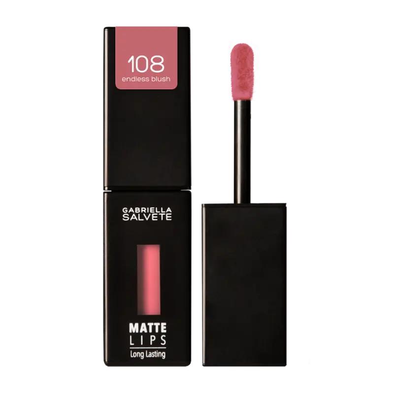 Gabriella Salvete Rtěnka Long Lasting Matte Lips 108 Endless Blush, 1 ks