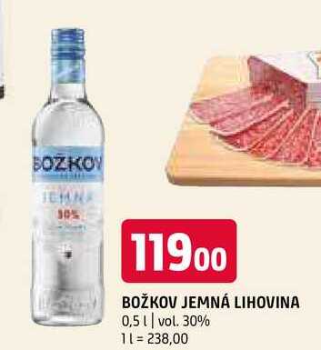 Božkov jemná lihovina 0.5l