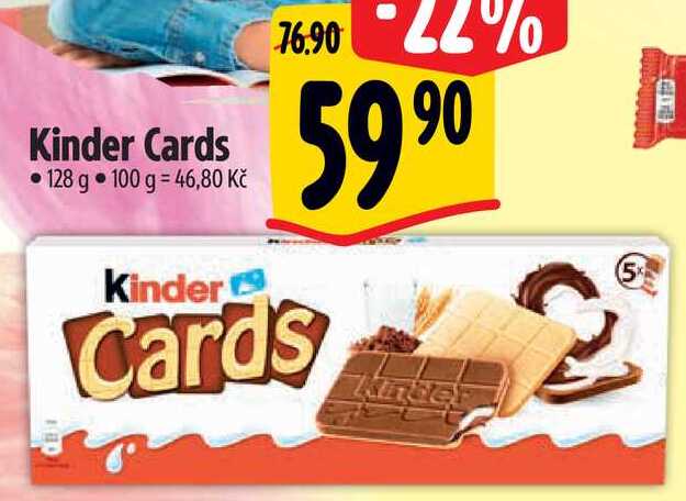 Kinder Cards, 128 g 