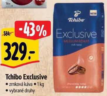 Tchibo Exclusive zrnková káva, 1 kg