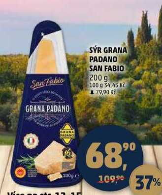 SÝR GRANA PADANO SAN FABIO, 200 g