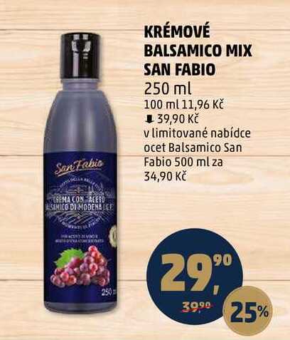 KRÉMOVÉ BALSAMICO MIX SAN FABIO, 250 ml 