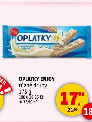 OPLATKY ENJOY různé druhy, 175 g