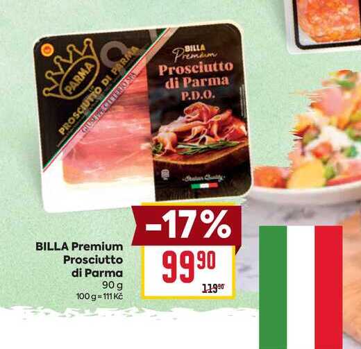 BILLA Premium Prosciutto di Parma 90 g