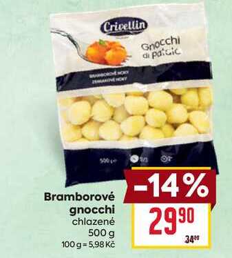 Bramborové gnocchi chlazené 500 g 