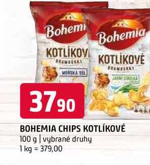 Bohemia chips kotlíkové vybrané druhy 