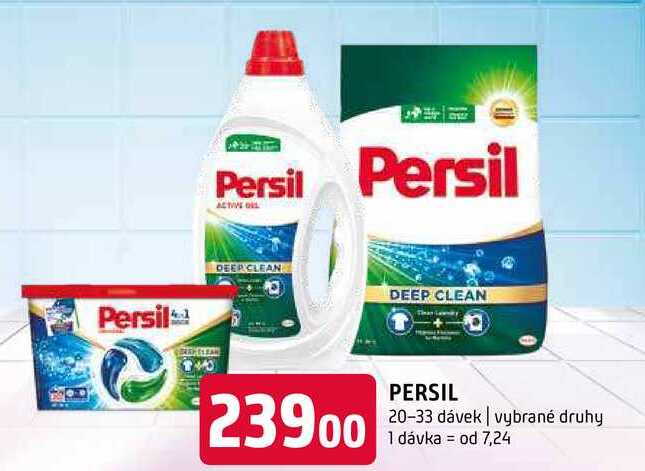 Persil 20-33 dávek vybrané druhy 