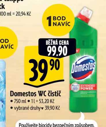   Domestos WC čistič 750 ml 