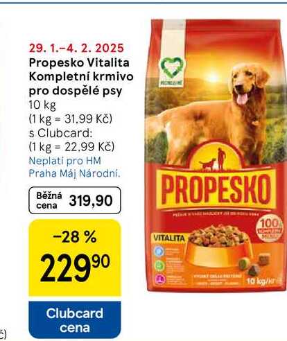 Propesko Vitalita Kompletní krmivo pro dospělé psy, 10 kg