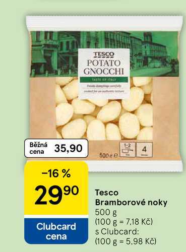 Tesco Bramborové noky, 500 g 