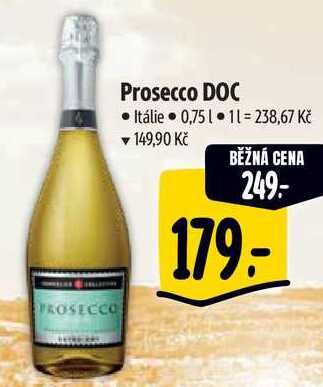 Prosecco DOC, 0,75 l 