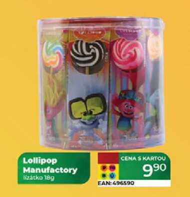 Lollipop Manufactory lizátko 18g 