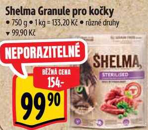 Shelma Granule pro kočky, 750 g