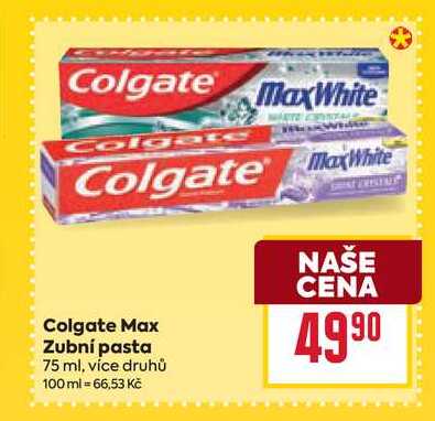 Colgate Max Zubní pasta 75 ml