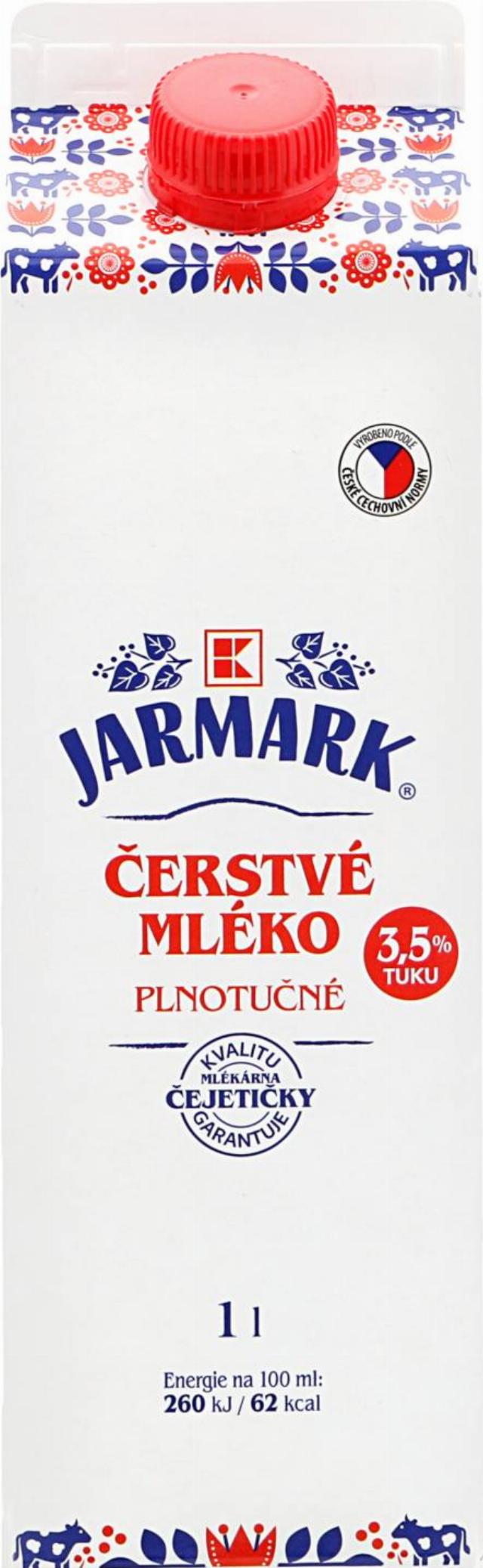 K-Jarmark Čerstvé mléko 3,5 %